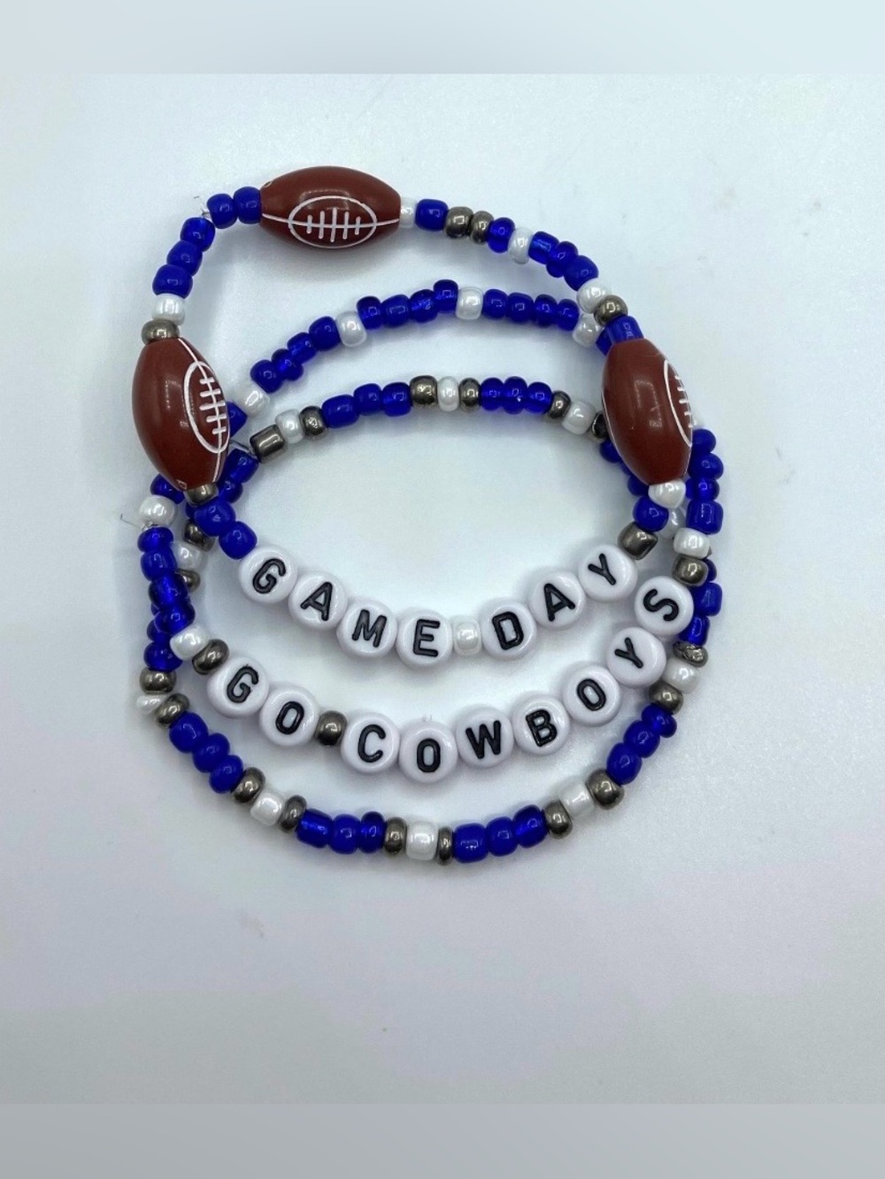 Go Cowboys ‘Game Day' Beaded Stretch Bracelet Set